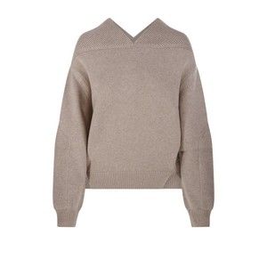 Victoria Beckham V-Neck Yoke Detail Jumper Sweater - NWT
